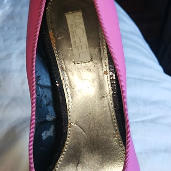 RACHEL BY RACHEL ROY HOT PINK PLATFORM HEELS-8.5 - Picture 7 of 7